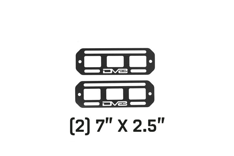 DV8 Offroad Universal Molle Panels - 7" x 2.5" PAIR