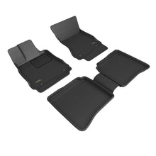 Load image into Gallery viewer, 3D MAXpider 2007-2013 Mercedes-Benz S-Class W221 Kagu 1st &amp; 2nd Row Floormats - Black