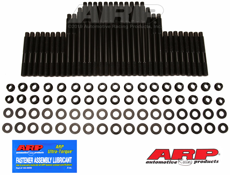 ARP SB Chevy Rodeck alum blck w/18A Chevy hds 12pt hsk