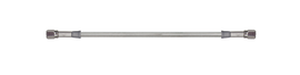 Goodridge 21in Universal Brake Line Assembly w/SS Fittings & Clear Hose