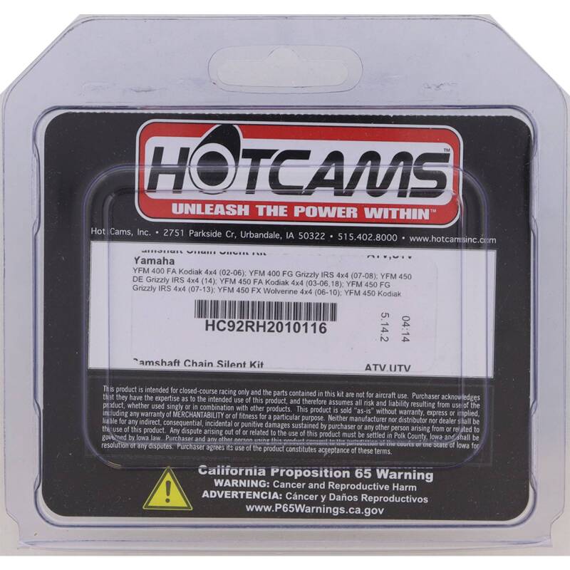 Hot Cams 2003-2006,2013-2020 Kawasaki ZX-6R Ninja ZX636 600cc Silent chain