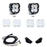 Baja Designs 21-25 Ford Bronco (22-25 Raptor) Squadron Sport 2.0 A-Pillar Kit Tgl (Spot) - Clear