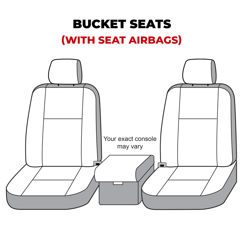 Covercraft 19-20 Ford F150 Carhartt SeatSaver Custom Front Row Seat Covers - Gravel
