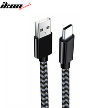 Load image into Gallery viewer, Type C USB Charge Cable Fast Charging Data Sync Cable Nylon 6Ft 2Pcs