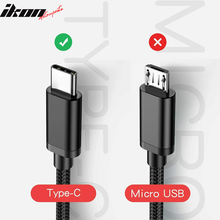 Load image into Gallery viewer, Type C USB Charge Cable Fast Charging Data Sync Cable 3Ft 6Ft 10Ft