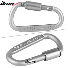 Load image into Gallery viewer, Camping Outdoor Alloy D-ring Screw Lock Buckle Carabiners 3PC
