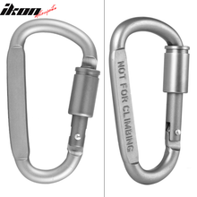 Load image into Gallery viewer, Camping Outdoor Alloy D-ring Screw Lock Buckle Carabiners 3PC