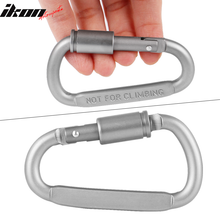 Load image into Gallery viewer, Camping Outdoor Alloy D-ring Screw Lock Buckle Carabiners 3PC