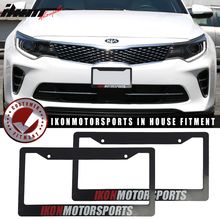 Load image into Gallery viewer, 2PC License Plate Frame Cover Tag Holder Bracket  &amp; Screw Cap