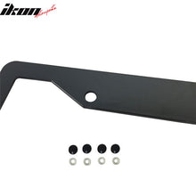 Load image into Gallery viewer, 2PC License Plate Frame Cover Tag Holder Bracket  &amp; Screw Cap