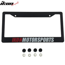 Load image into Gallery viewer, Pair License Plate Frame Holder Bracket IKON MOTORSPORTS + Screw Cap