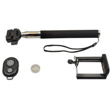 Load image into Gallery viewer, Remote Bluetooth Selfie Stick Tripod Holder Fits iPhone Galaxy