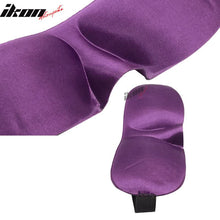 Load image into Gallery viewer, 1X Purple Travel Sleeping Aid Eye Mask Cover Nap Rest Blindfold Shade
