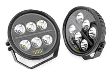 Load image into Gallery viewer, Black Series Halo LED Light Pair | White/Amber DRL | 6.5 Inch | Round