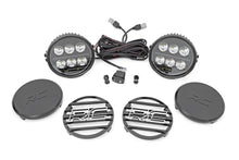 Load image into Gallery viewer, Black Series Halo LED Light Pair | White/Amber DRL | 6.5 Inch | Round
