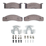 DFC 68-73 Ford Mustang Front 5000 Advanced Semi Metallic Brake Pads and Hardware Kit