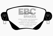 Load image into Gallery viewer, EBC 01-04 Jaguar X-Type 2.5 Ultimax2 Rear Brake Pads