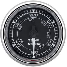 Load image into Gallery viewer, AutoMeter Chrono 2-1/16in 140-380 Degree Temperature Digital Stepper Motor Gauge - Chrome