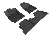 Load image into Gallery viewer, 3D MAXpider 2017-2020 Hyundai Elantra Kagu 1st &amp; 2nd Row Floormats - Black