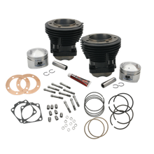 Load image into Gallery viewer, S&amp;S Cycle 66-84 BT 93in Standard Compression 3-5/8in Big Bore Cylinder &amp; Piston Kit - Gloss Black