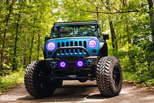 Load image into Gallery viewer, Oracle 07-17 Jeep Wrangler LED Fog Light Halo Kit - UV/Purple