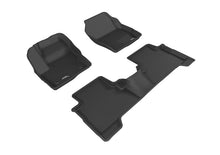 Load image into Gallery viewer, 3D MAXpider 2015-2019 Ford Escape Kagu 1st &amp; 2nd Row Floormats - Black