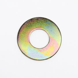 Wilwood Washer .441in ID 1.003in OD .030in Thick - Steel/Zinc/Type II/Gold