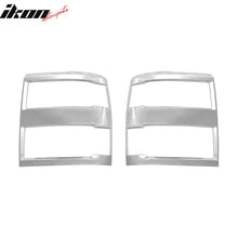 Load image into Gallery viewer, 2014-2015 Chevy Silverado 1500 Headlight Bezels Chrome ABS