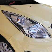 Load image into Gallery viewer, 2013-2015 Chevrolet Spark Front Headlight Bezels Cover Trim Chrome ABS