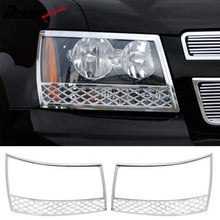 Load image into Gallery viewer, 2007-2014 Chevrolet Tahoe &amp; Suburban Headlight Bezels Cover Chrome ABS