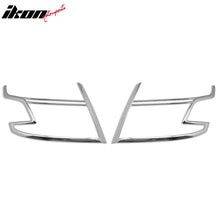 Load image into Gallery viewer, 2015-2020 Chevrolet Suburban Headlight Bezels Cover Trims Chrome ABS