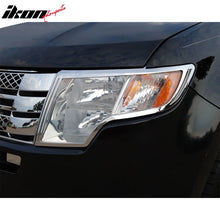 Load image into Gallery viewer, 2007-2010 Ford Edge Front Headlight Bezels Cover Chrome ABS 2PCS Set