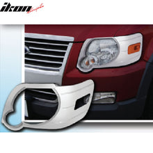 Load image into Gallery viewer, 2006-2010 Ford Explorer Chrome Front Headlights Bezel Cover Trim ABS