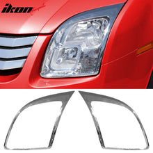 Load image into Gallery viewer, 2006-2009 Ford Fusion Headlight Bezels Cover Frame Trim Chrome ABS 2PC