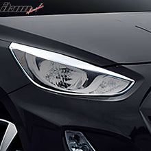 Load image into Gallery viewer, 2012-2013 Hyundai Accent 4/5 Door Headlight Bezels Cover Chrome ABS