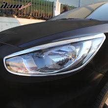 Load image into Gallery viewer, 2012-2013 Hyundai Accent 4/5 Door Headlight Bezels Cover Chrome ABS