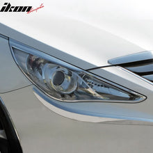Load image into Gallery viewer, 2011-2013 Hyundai Sonata Headlight Bezels Cover Trims Chrome ABS Pair