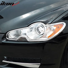 Load image into Gallery viewer, 2009-2012 Jaguar XF Series Headlight Bezels Cover Trims Chrome ABS 2PC