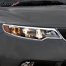 Load image into Gallery viewer, 2010-2013 Kia Forte Sedan Headlight Bezels Cover Trims Chrome ABS 2PCS
