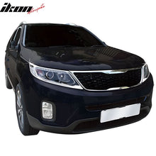 Load image into Gallery viewer, 2014-2015 Kia Sorento 2PCS Headlight Bezels Cover Trims Chrome ABS