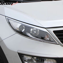 Load image into Gallery viewer, 2011-2013 Kia Sportage 2PCS Headlight Bezels Cover Trims Chrome ABS
