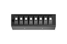 Load image into Gallery viewer, Spod 07-08 Jeep Wrangler JK Add On Blue LED 8-Switch Panel (for SourceSE)