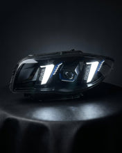 Load image into Gallery viewer, BMW 1 Series E87 Snake Eye Laser LED Headlight Assembly with Dual-Color DRL (Yellow / White) 2004 - 2011 (116i / 118i / 120i / 125i)