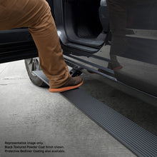 Load image into Gallery viewer, Go Rhino 21-23 Ford Bronco 4dr E-BOARD E1 Electric Running Board Kit (No Drill) - Tex. Blk