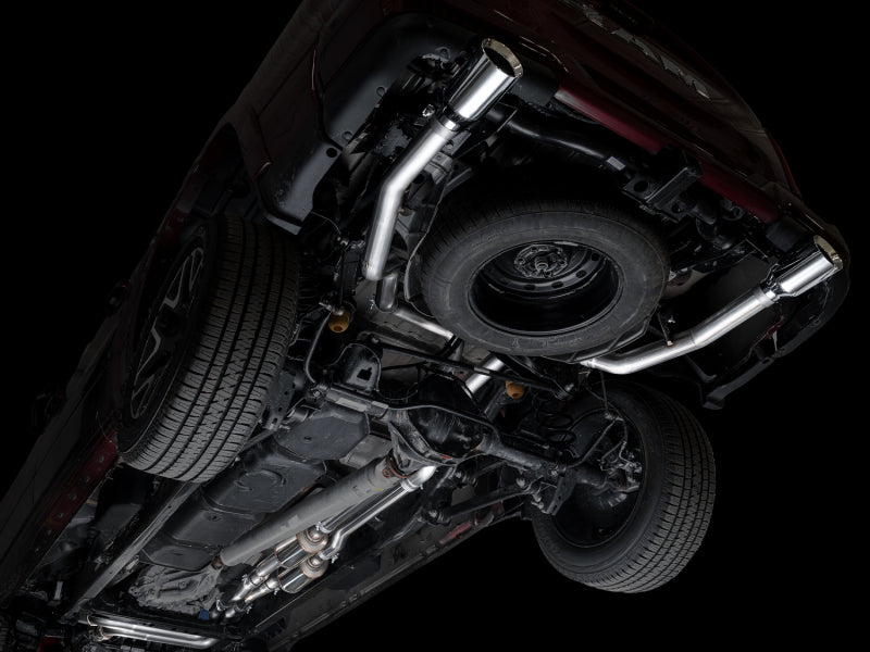 AWE 25+ RAM 1500 3.0TT 0FG Catback Touring Exhaust - Chrome Silver Tips