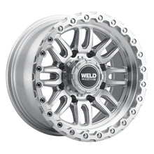 Load image into Gallery viewer, Weld Off-Road Swift 17x9in - 8x170 BP - ET-12 - 125.1mm CB - Gloss Silver Machined Wheel &amp; Ring