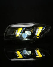 Load image into Gallery viewer, BMW 1 Series E87 Snake Eye Laser LED Headlight Assembly with Dual-Color DRL (Yellow / White) 2004 - 2011 (116i / 118i / 120i / 125i)
