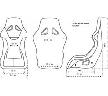 Load image into Gallery viewer, NRG FRP Bucket Seat Black - X Large