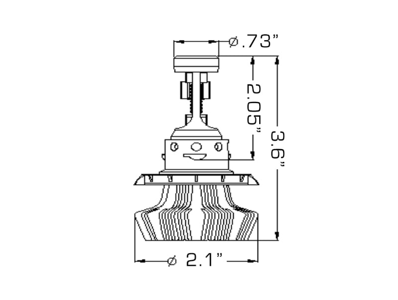 Oracle H13 4000 Lumen LED Headlight Bulbs (Pair) - 6000K NO RETURNS