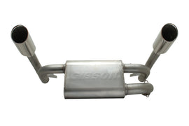 Gibson 2014 Polaris RZR XP 1000 EPS Base 2.25in Dual Exhaust - Stainless